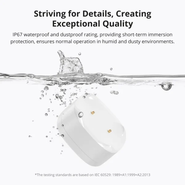 Senzor inteligent pentru scurgeri inundatii ZigBee SONOFF SNZB-05P - imagine 6