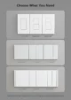 Intrerupator inteligent Sonoff M5-1C-80W, 1 canal, 10A, Matter, Alb - imagine 6