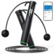 Set coarda pentru sarit Smart Renpho Q008, 3 moduri, Bluetooth, analiza datelor in aplicatie, LCD display