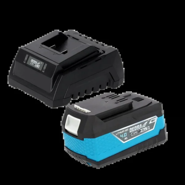 Compresor aer 18V Li-ion, SAS+ALL,10 bar, cu acumulator 4Ah si incarcator inclus, pompat anvelope, mingi si saltele gonflabile, Dedra - imagine 2