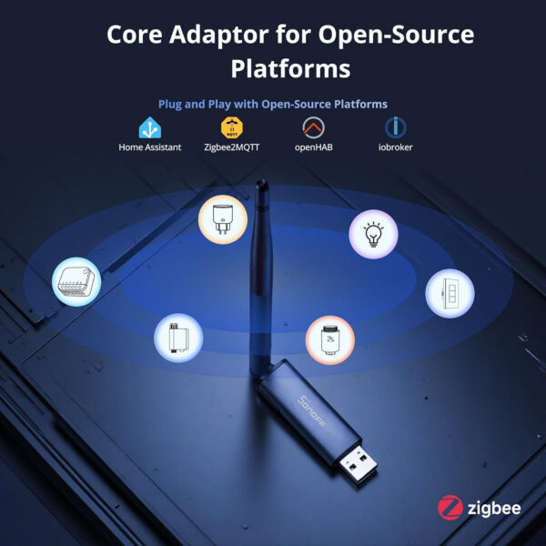Suport Gateway Universal SONOFF ZigBee Dongle Plus MG24, Home Assistant, openHAB, Zigbee2MQTT - imagine 2