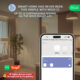 Telecomanda Smart NOUS C1 Zigbee, 4 butoane, control scene smart, wireless, compatibil Alexa Google Assistant - imagine 3