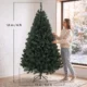Brad de Craciun Artificial, 180 cm, cu 820 de Crengi Ignifuge, Verde - imagine 3