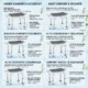 Scaun de Dus din Aluminiu si Plastic Antialunecare, Inaltime Reglabila 6 Niveluri 39-52cm, Gri - imagine 4