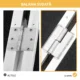 Rampa pliabila pentru scaune cu rotile din aluminiu cu margini inalte antiderapante - imagine 5