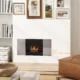 Semineu Bioetanol 0,9L de Perete din Otel Inoxidabil, 100x15x54 cm, Negru si Argintiu - imagine 6