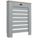 Acoperis pentru Calorifer din MDF cu Sertar, 78x19x95.5 cm, Gri