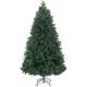 Brad de Craciun Artificial 180 cm cu 1061 de Crengi si Baza din Metal, Verde