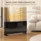 Incalzitor cu Convectie 2000W, Temperatura Reglabila cu Telecomanda, Timer 24h si Saptamanal, Negru - imagine 5