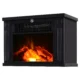 Semineu Electric Tivoli, De Podea sau Incastrabil, 34 × 25 cm, 2 Trepte de Incalzire, Negru