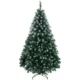 Brad de Craciun cu 700 Ramuri Ignifuge, Efect Inzapezit Realist si Baza din Otel, 100x100x180 cm, Verde