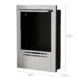 Semineu pe Bioetanol Incorporat din Otel, Capacitate 0,9L si Durata 3,3 Ore, 48x18x59 cm, Argintiu - imagine 3
