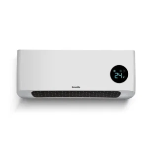 Aeroterma de Perete Bewello,1000/2000W, Telecomanda, Ecran LED, 230V, 30 mp, Alb