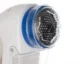 Aparat de curatat scame Malatex, putere mare 5W, 3 lame inox, perie de curatare, alimentare 220 V, alb