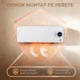 Termoventilator ceramic de perete 2000 W cu control prin aplicatie, 3 moduri, termostat, timer, telecomanda, alb - imagine 7