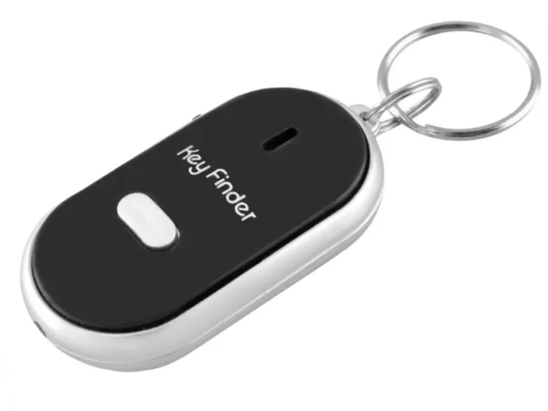 Breloc cu functie de localizare chei, LED, negru