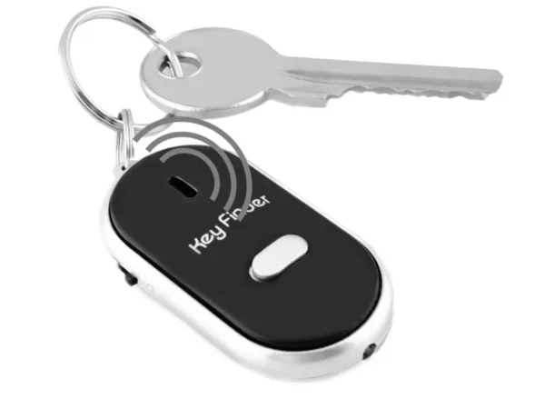 Breloc cu functie de localizare chei, LED, negru