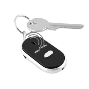 Breloc cu functie de localizare chei, LED, negru