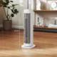 Radiator Ceramic 2000W cu 3 Temperaturi Reglabile, Timer 15 Ore, Telecomanda, Alb - imagine 3