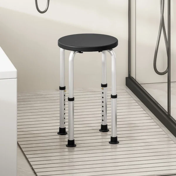 Scaun Dus – Reglabil, Antialunecare, Alb - imagine 10