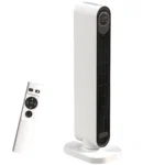 Aeroterma din ABS de 2000W cu telecomanda, oscilatie si timer, 30x22x82.5 cm, alb