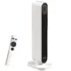 Aeroterma din ABS de 2000W cu telecomanda, oscilatie si timer, 30x22x82.5 cm, alb