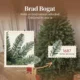 Brad Artificial de Craciun de 180 cm cu Ramuri pe Balama si Baza Metalica Pliabila, Verde - imagine 5