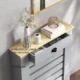 Acoperis pentru Calorifer din MDF cu Sertar, 78x19x95.5 cm, Gri - imagine 8