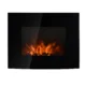 Semineu Electric Aarhus, de Perete, Putere Reglabila 900/1800 W, Telecomanda, Negru - imagine 4