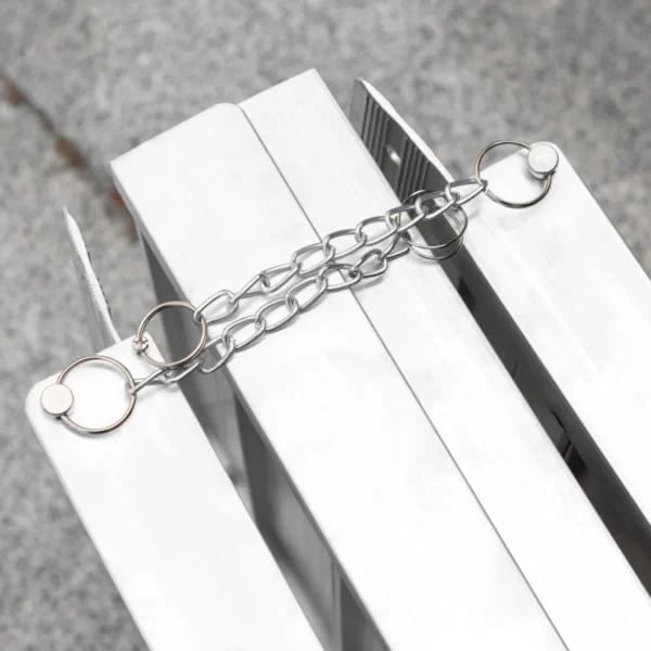 Rampa pliabila pentru scaune cu rotile din aluminiu cu margini inalte antiderapante - imagine 9