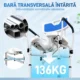 Scaun de Dus cu Sezut Canelat, Inaltime Reglabila si Picioare Antiderapante, Albastru - imagine 6