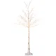 Copac Di Betulla Con 120 Lumini Led Inalt 150cm 3 Niveluri Luminosità Alb