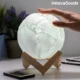 Lampa LED reincarcabila Planeta Pamant Worldy Gadget Tech, cu acumulator, 16 culori diferite, telecomanda