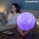 Lampa LED reincarcabila Planeta Pamant Worldy Gadget Tech, cu acumulator, 16 culori diferite, telecomanda