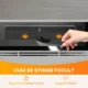 Semineu pe Bioetanol Incorporat din Otel, Capacitate 0,9L si Durata 3,3 Ore, 48x18x59 cm, Argintiu - imagine 5