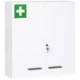 Dulap pentru medicamente cu 6 rafturi, cu incuietoare si 2 chei, din otel, 55x18x60 cm, alb