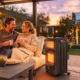 Soba pe Gaz si Electrica, Pliabila, 3 Trepte de Incalzire pentru Fiecare Mod, Neagra - imagine 10