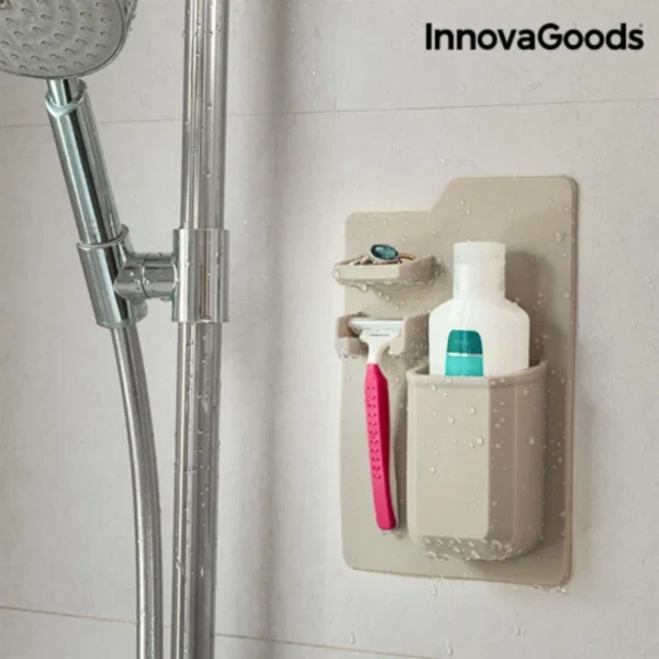 Organizator de baie din silicon InnovaGoods Home Houseware