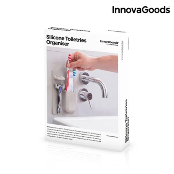 Organizator de baie din silicon InnovaGoods Home Houseware