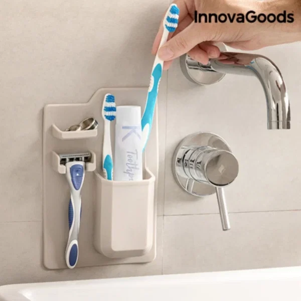 Organizator de baie din silicon InnovaGoods Home Houseware