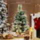 Pom de Craciun Mic Inalt 60 cm cu 35 Lumini LED Albe, 64 Crengi Ignifuge cu Conuri, Verde - imagine 3