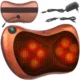 Perna de masaj Shiatsu, 2 moduri, functie de incalzire, alimentare priza si auto, piele Eco