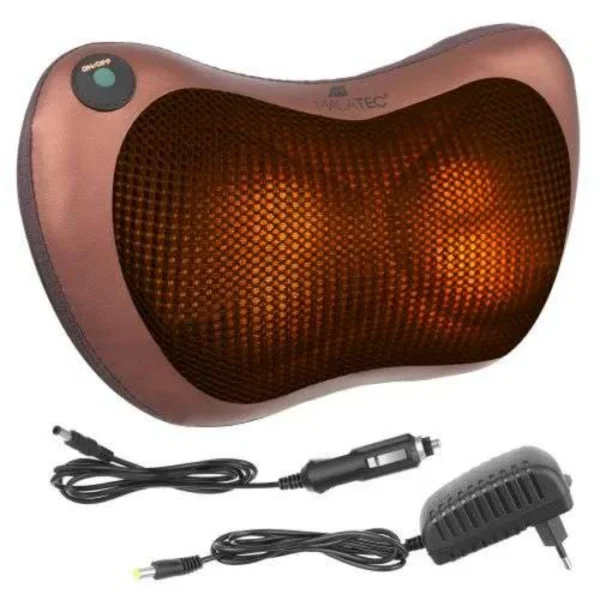 Perna de masaj Shiatsu, 2 moduri, functie de incalzire, alimentare priza si auto, piele Eco
