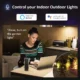 Proiector de podea Smart LED RGB Novostella, Smart, Wifi, Alexa,Google, 100W, Exterior IP66 waterproof, 10000 lm