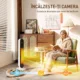 Aeroterma din ABS de 2000W cu telecomanda, oscilatie si timer, 30x22x82.5 cm, alb - imagine 5