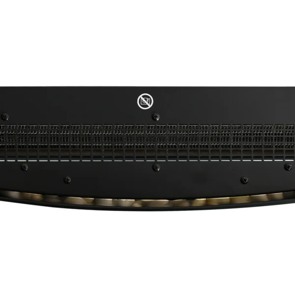 Semineu Electric Aarhus, de Perete, Putere Reglabila 900/1800 W, Telecomanda, Negru - imagine 9