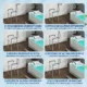 Taburet pentru Dus Reglabil cu Brate si Orificii de Drenaj, din Aluminiu, HDPE si EVA, 52x45x57-69 cm - imagine 4