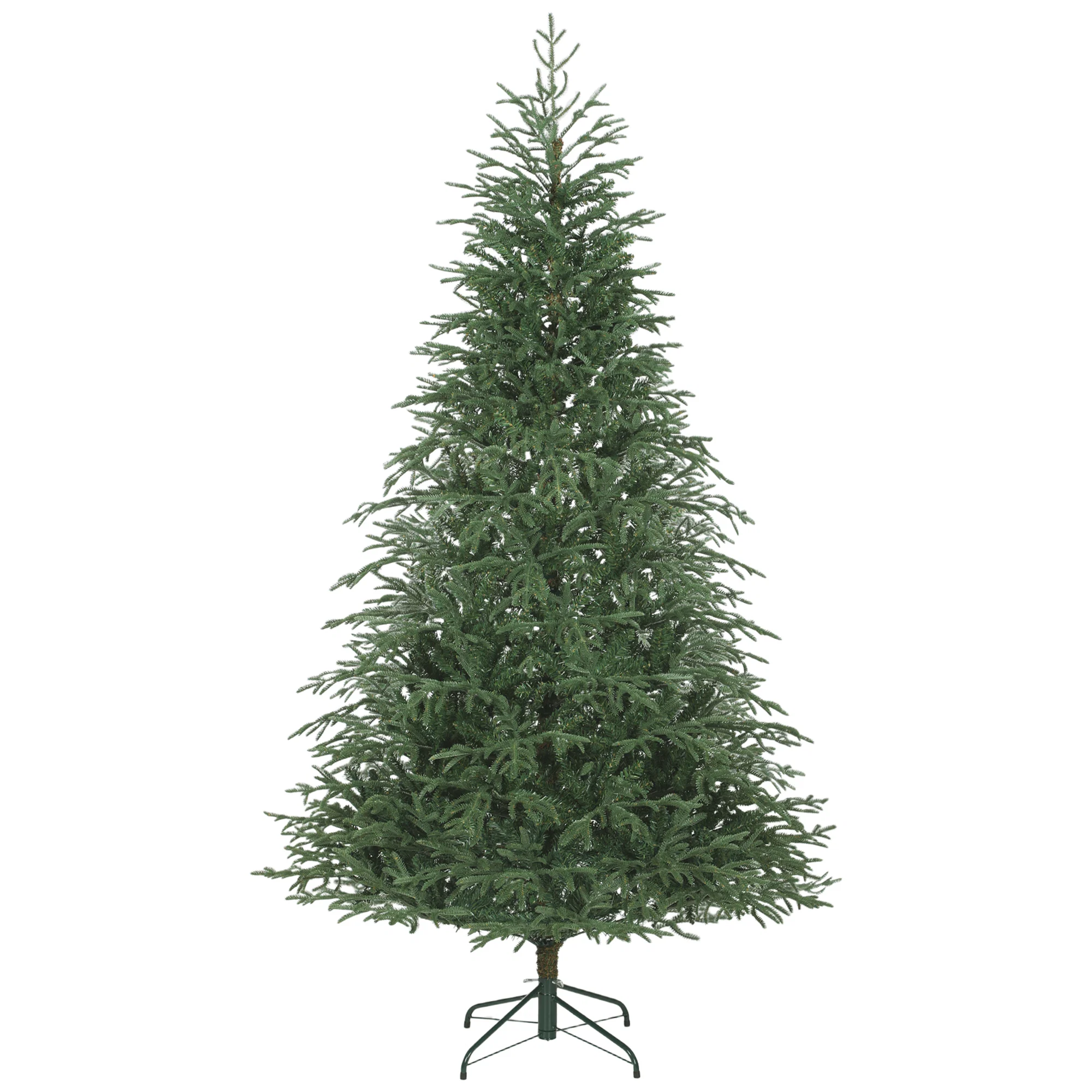 Brad de Crăciun artificial de 210 cm, ignifug, cu 2942 de crengi realiste și bază pliabilă din metal Brad de Craciun artificial de 210 cm, ignifug, cu 2942 de crengi realiste si baza pliabila din metal - imagine 1