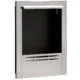 Semineu pe Bioetanol Incorporat din Otel, Capacitate 0,9L si Durata 3,3 Ore, 48x18x59 cm, Argintiu