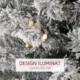 Brad de Craciun cu Zapada Artificiala, 329 Ramuri si Lumini LED Albe, din Plastic si Metal, Ø52x180 cm, Verde - imagine 5